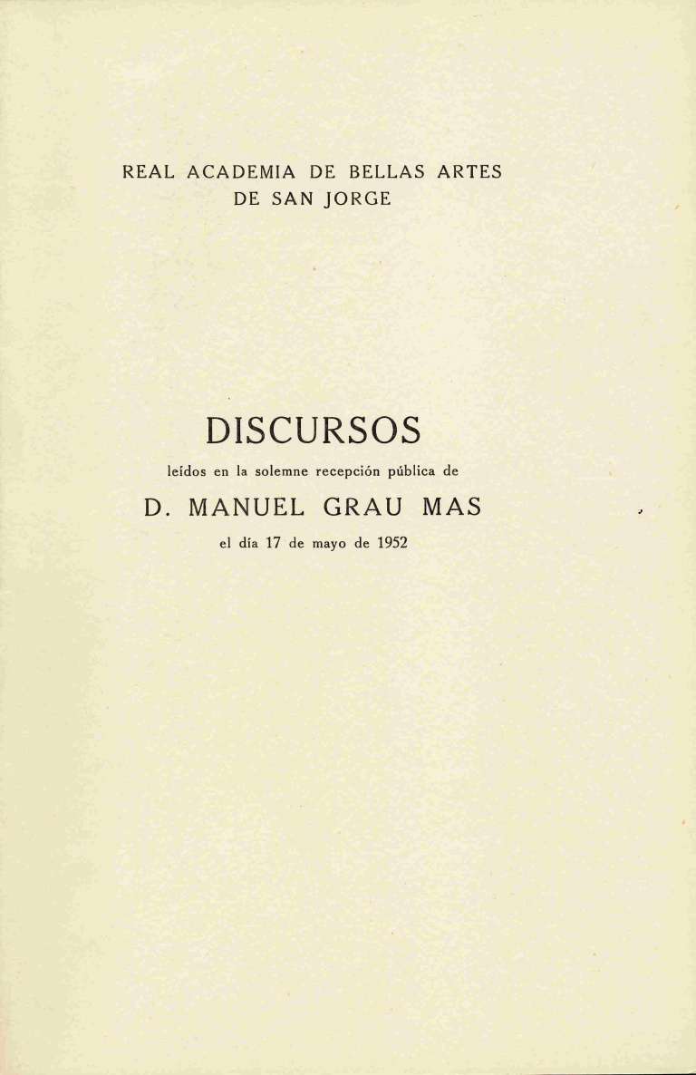 Breves conceptos y meditaciones referentes a la restauración de pinturas - Grau i Mas, Manuel