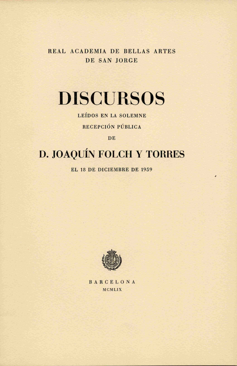 Fortuny y Barcelona - Folch y Torres, Joaquín