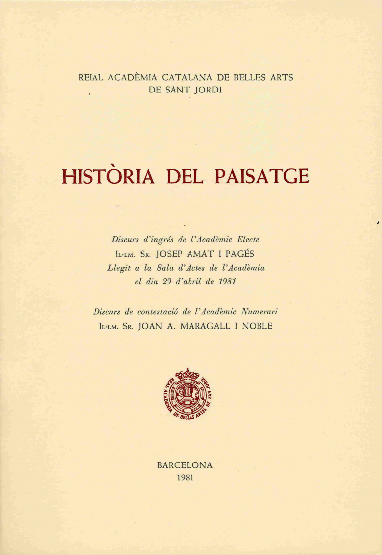 Història del paisatge - Amat i Pagés, Josep