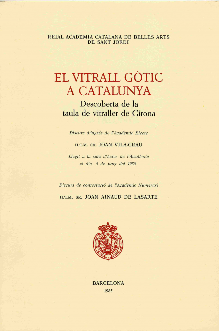 El vitrall gòtic a Catalunya