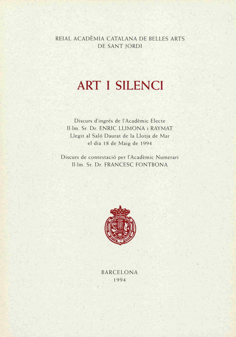 Art i silenci - Llimona i Raymat, Enric