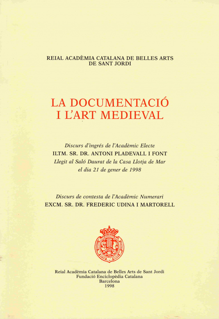 La documentació i l'art medieval - Pladevall i Font, Antoni