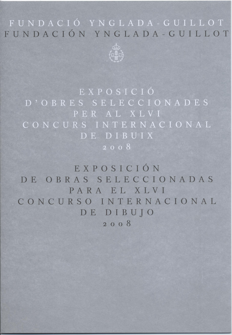 Exposició d'obres seleccionades per al XLVI concurs internacional de dibuix 2008 (8 pàg., 22,5 cm.)
