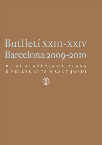 Butlletí de la Reial Acadèmia Catalana de Belles Arts de Sant Jordi