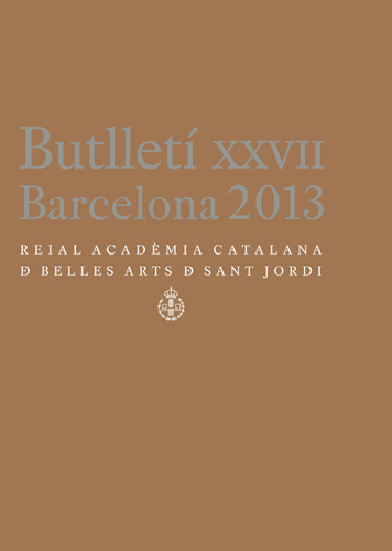 Butlletí de la Reial Acadèmia Catalana de Belles Arts de Sant Jordi