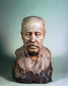 Escultura - Retrat de Venanci Vallmitjana Barbany, pare de l\'escultor -
