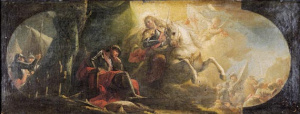 Pintura - L’aparició de Sant Jaume al rei Ramir -