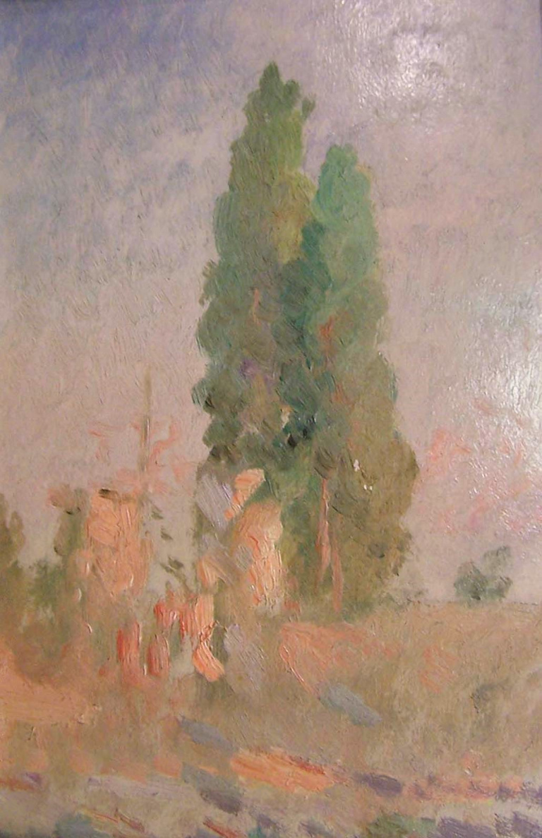 Pintura - Paisatge de Sant Martí de Provençals -