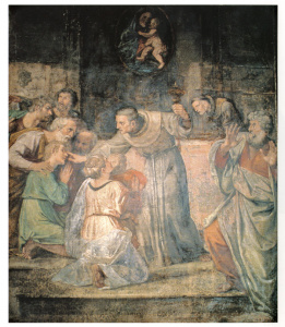 Pintura - Sant Dídac d’Alcalà curant un cec -