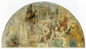 Pintura - Sant Dídac d’Alcalà predicant al poble -