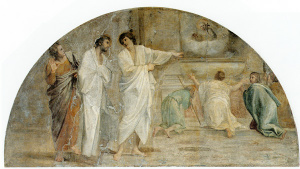Pintura - Aparició de sant Dídac d’Alcalà sobre el seu sepulcre -