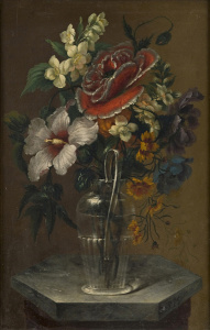 Pintura - Gerro amb flors -