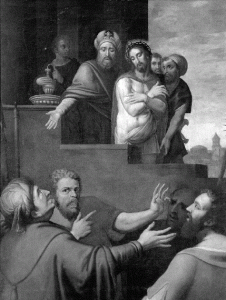 Pintura - Ponç Pilat presentant Jesús al poble -