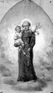Pintura - Sant Antoni de Pàdua amb el Nen -
