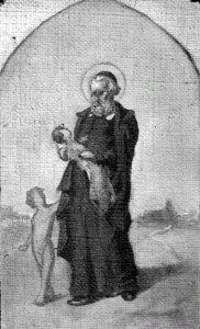 Pintura - Sant Josep de Calassanç amb dos nens -