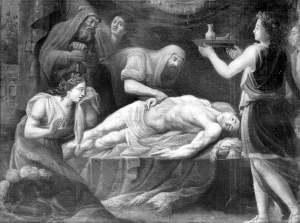 Pintura - Ataülf assassinat per un domèstic -