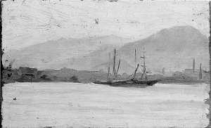Pintura - Vaixells al port -