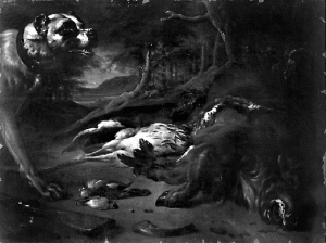 Pintura - Natura morta de caça -