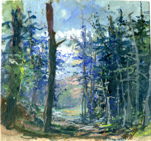 Pintura - Bosc de la Vall d\'Aran -
