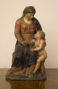 Escultura - Mare de Déu amb el Nen -