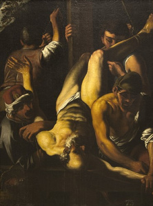 Pintura - Crucifixió de sant Pere -