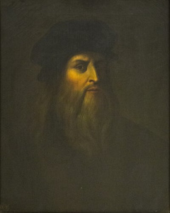 Pintura - Còpia d’un Retrat de Leonardo da Vinci -